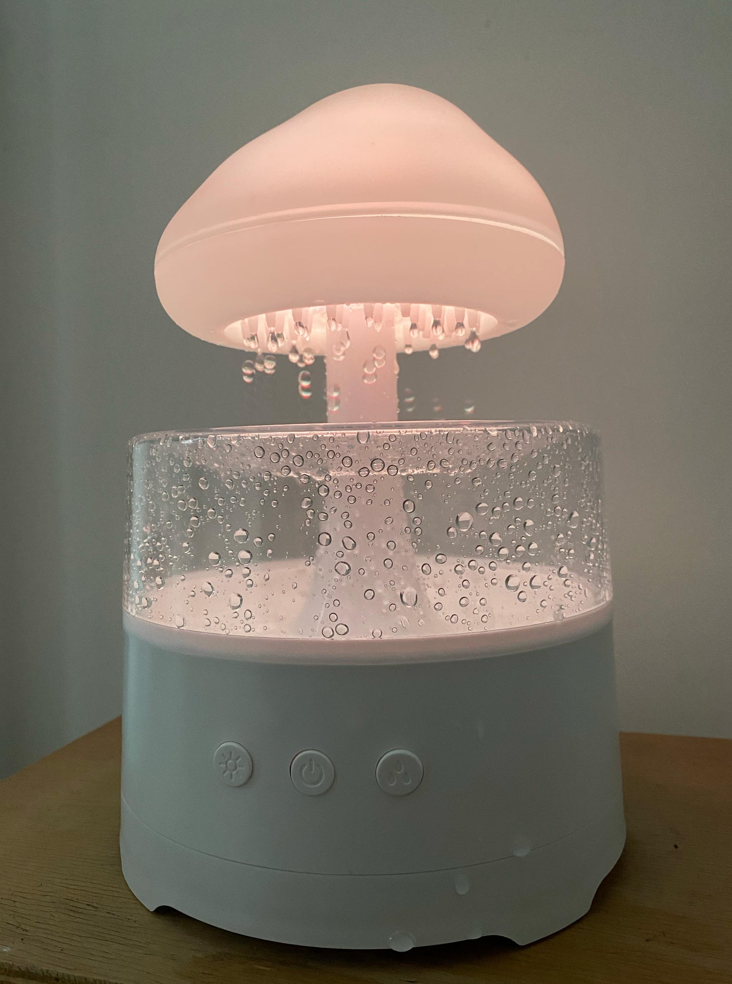 Humidificador Parlante Nube y Lluvia: Relajación, Aromaterapia y Música