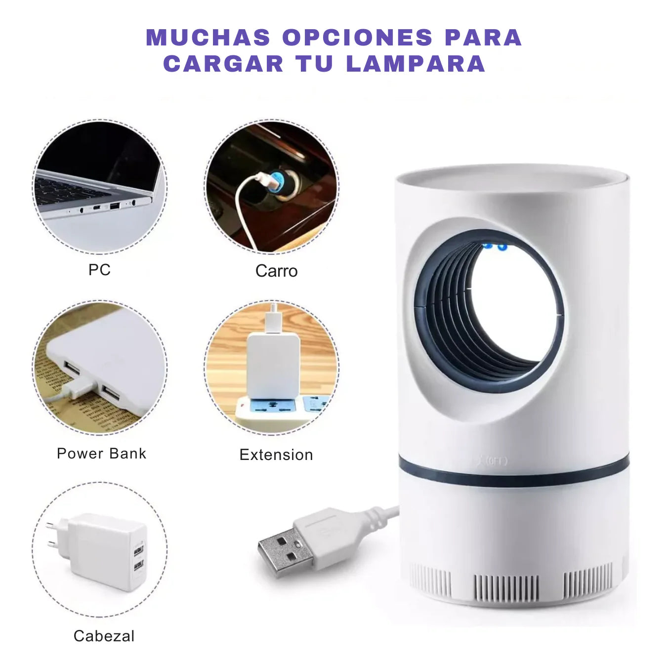 Lámpara UV Mata Mosquitos: ¡Dile Adiós a las Picaduras para Siempre!