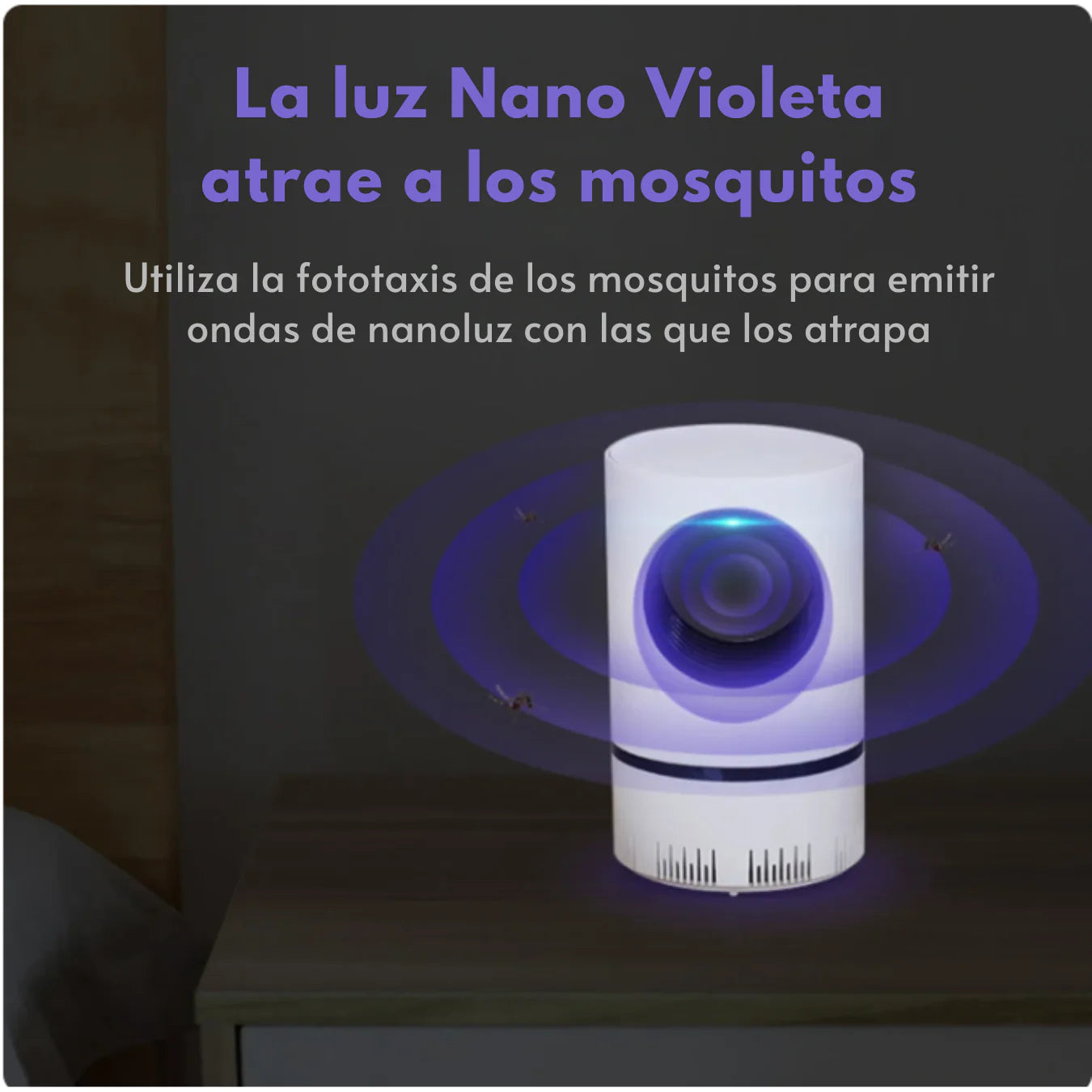 Lámpara UV Mata Mosquitos: ¡Dile Adiós a las Picaduras para Siempre!