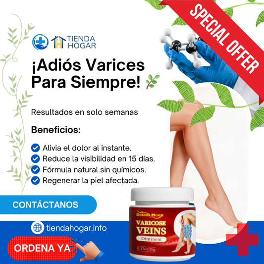 Varicose Veins: Crema Natural para Várices 300ml