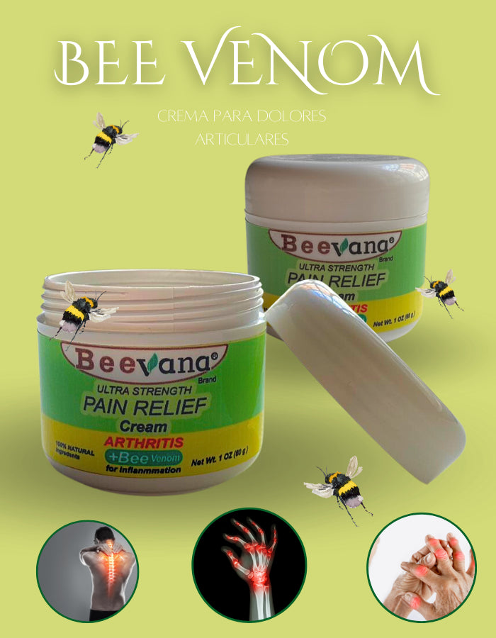Crema Beevenom: Alivio Natural para Tus Articulaciones - ¡Llévate 2 por el Precio de 1!