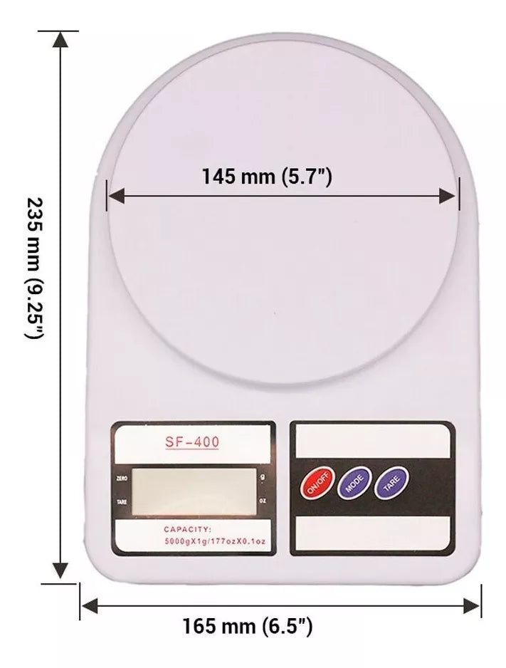 Gramera Digital SF-400: Precisión y Facilidad para tus Recetas