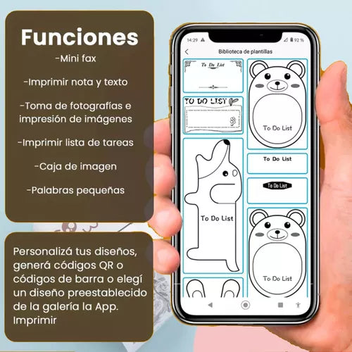 Mini Impresora Portátil: ¡Tus Recuerdos al Instante en la Palma de tu Mano!