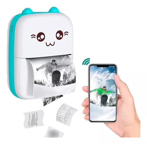 Mini Impresora Portátil: ¡Tus Recuerdos al Instante en la Palma de tu Mano!